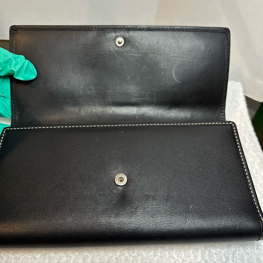 Large Coach Black Leather wallet - Picture 2 of 6